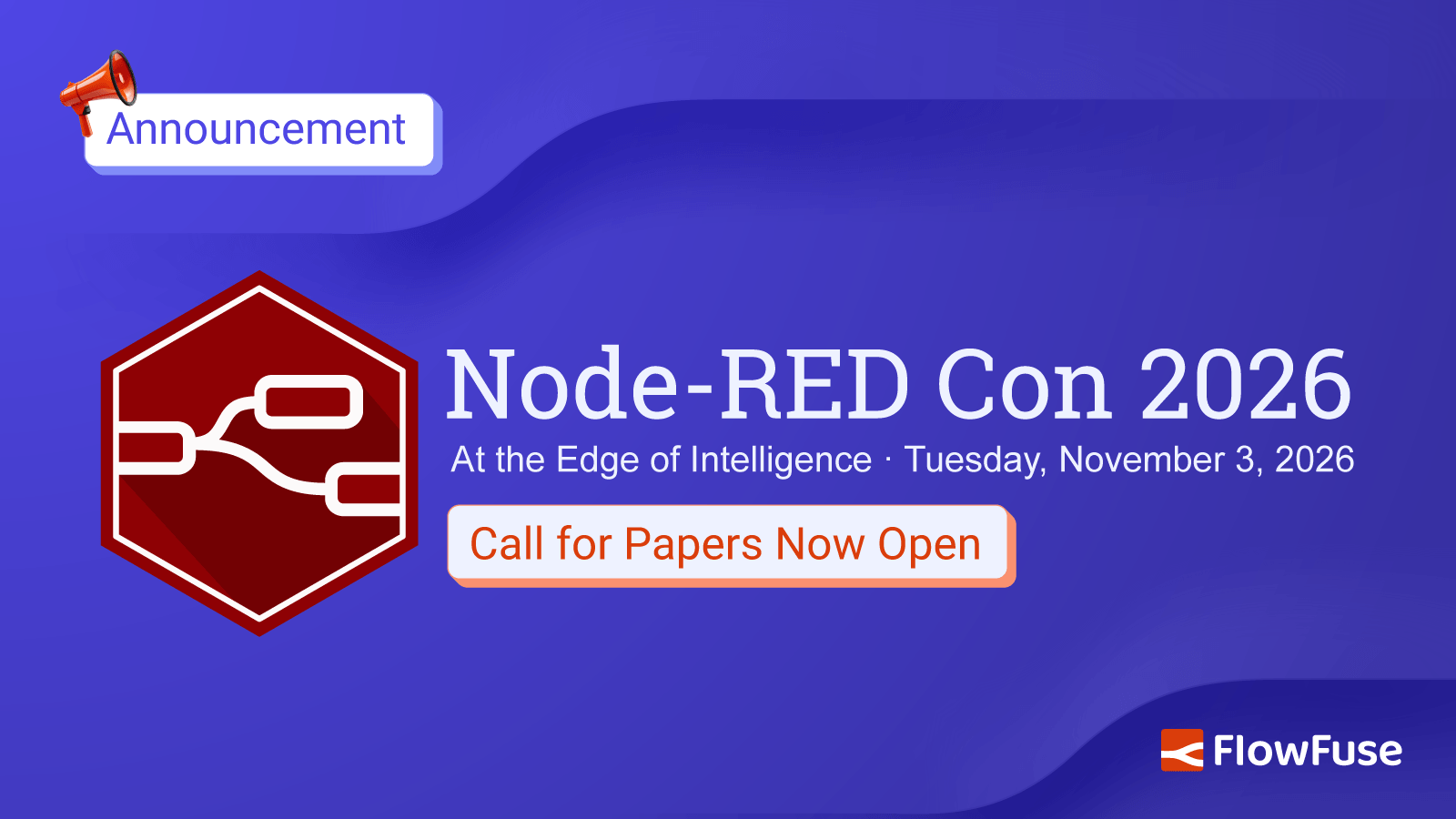 Image representing Announcing Node-RED Con 2026: Call for Papers Now Open
